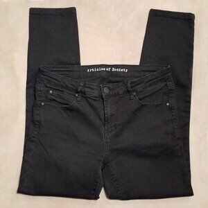 Asphalt Black Skinny Jeans